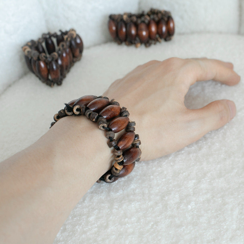 Women's & Men's Plain Wear Simple Natural Material Decoration Bracelets