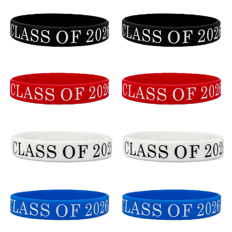 Graduation Party Gift Silicone Adult Activity Bracelet