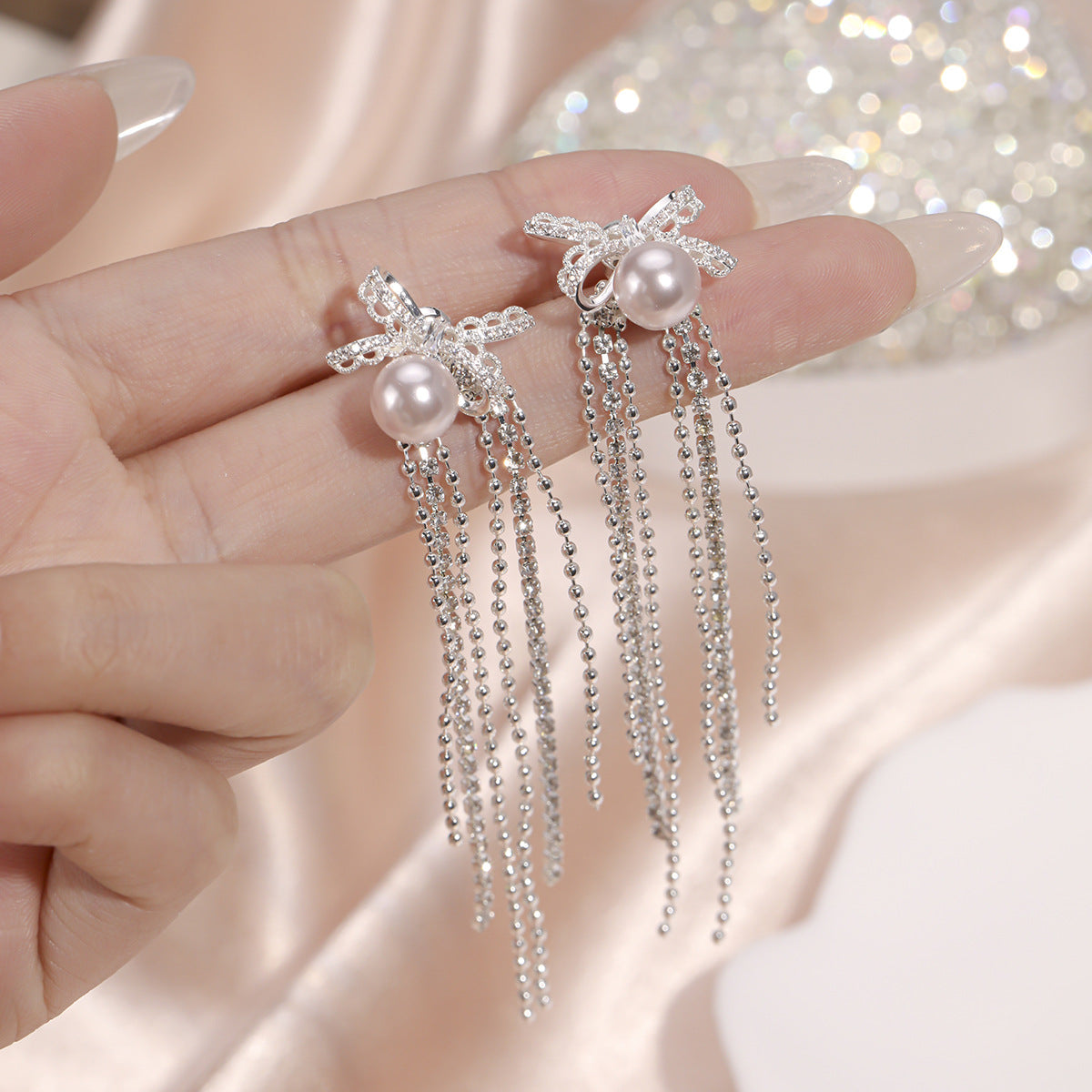 Bow Tassel Minority Fashion Elegant Style Exquisite Rings