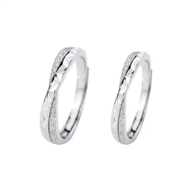 Women's & Men's Sea Couple Simple Light Luxury Minority Rings