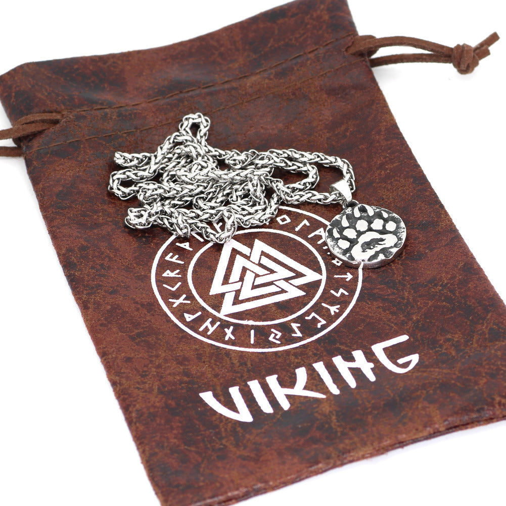 Grizzly Bear Nordic Mythology Viking Claw Necklace