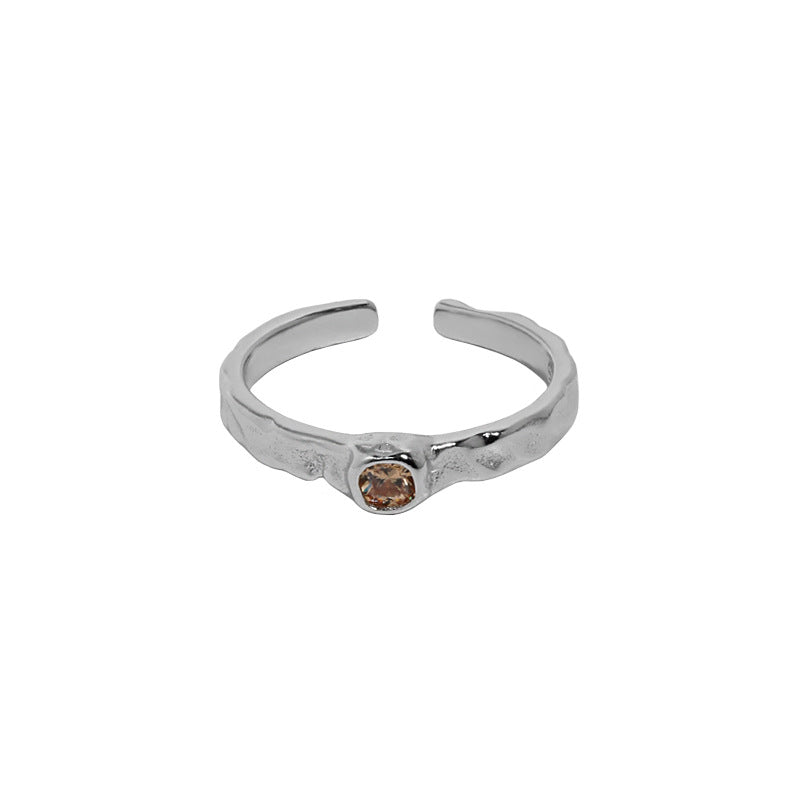 Style Niche Design Micro Inlaid Zircon Rings