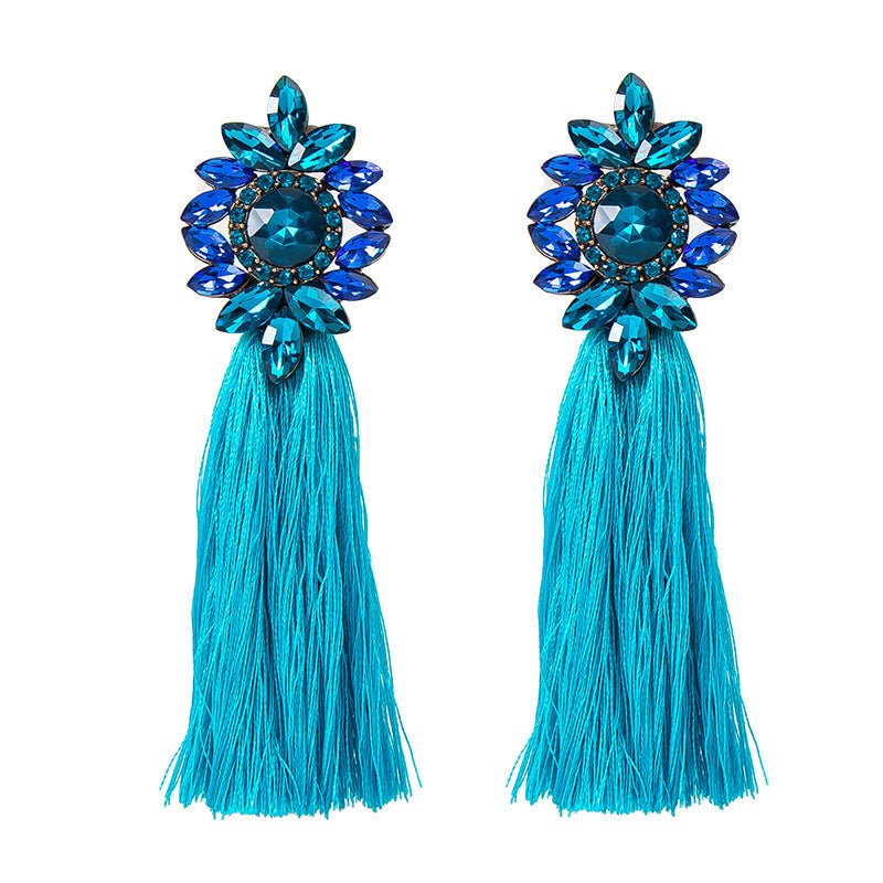 Bohemian Style Long Graceful Personality Trendy Cotton Thread Rings