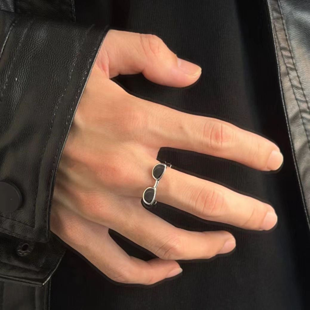 Glasses Female Design High Sense Affordable Luxury Style Stylish Ring