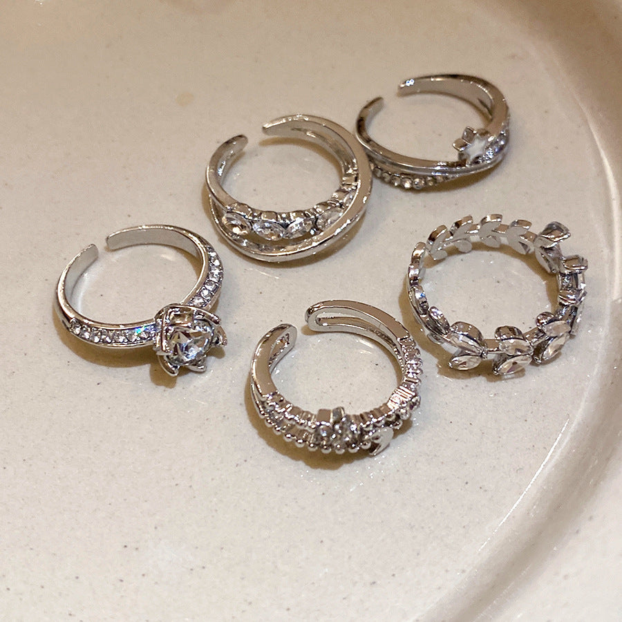 Flower Wheat Open Niche High Sense Index Finger Daily Commuting Bracelets