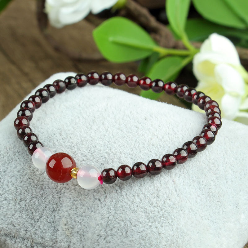 Women's Hand Plus Six Words Mantra Tibetan Buddha Beads Rings