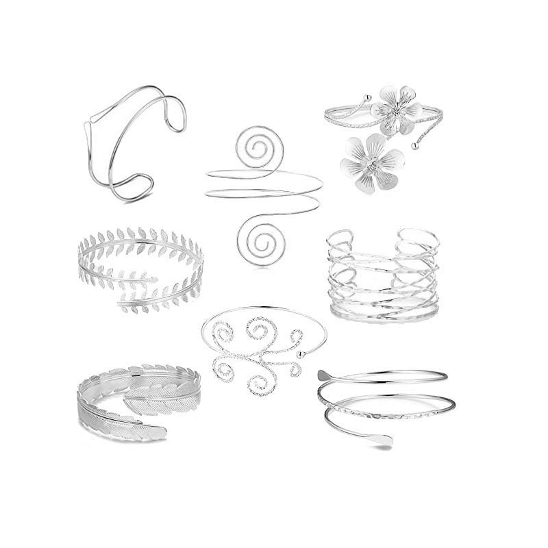 Graceful Fashion Leaf Beautiful Flowers Armband Bracelets