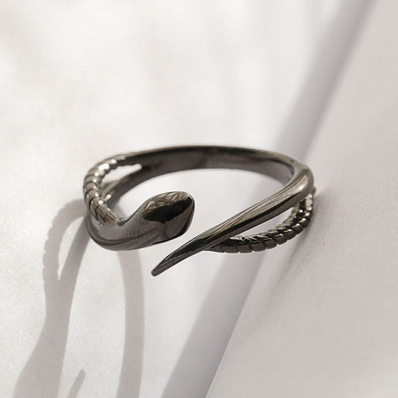Women's & Men's Rope Snake Couple One Pair Trend Open-end Personality Year Rings