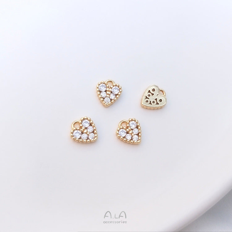 Retaining Bag Golden Micro Inlaid Zircon Rings