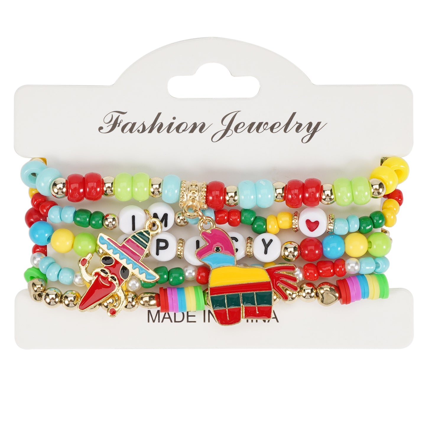 Mexican Pepper Festival Carnival Party Bohemian Bracelet