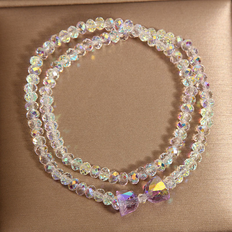 Color Crystal Korean Fashion Bow For Bracelets