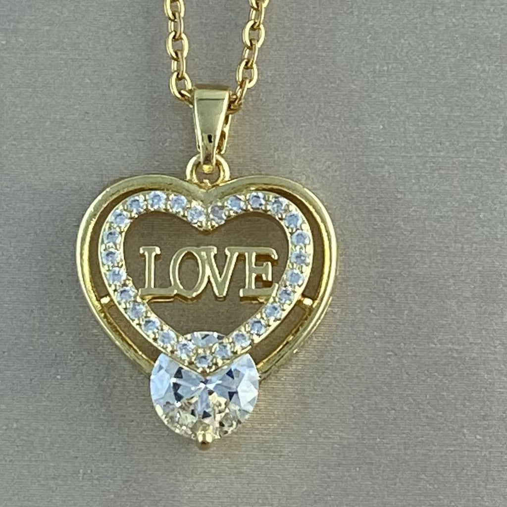 Women's Real Gold Plating Opal Fox Clover Pendants