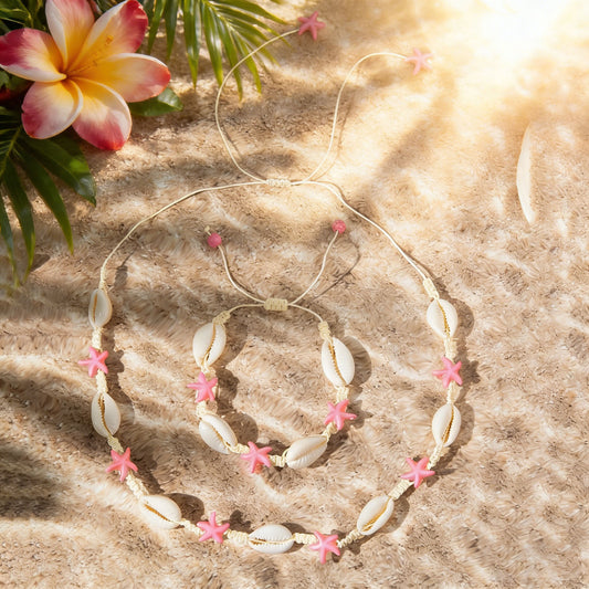 Holiday Ocean Style Cartoon Shell Design Starfish Necklaces