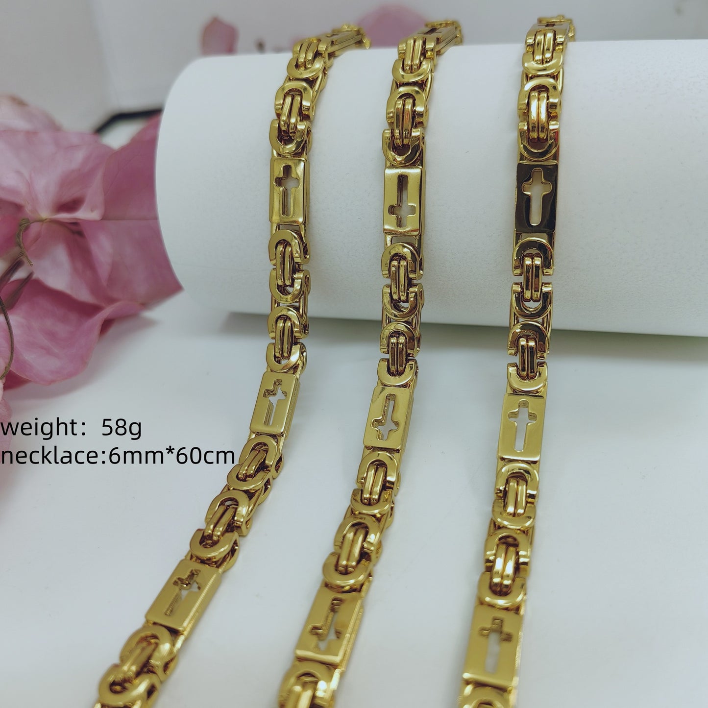 Fashion Trendy Unique Man's Stainless Steel Necklace