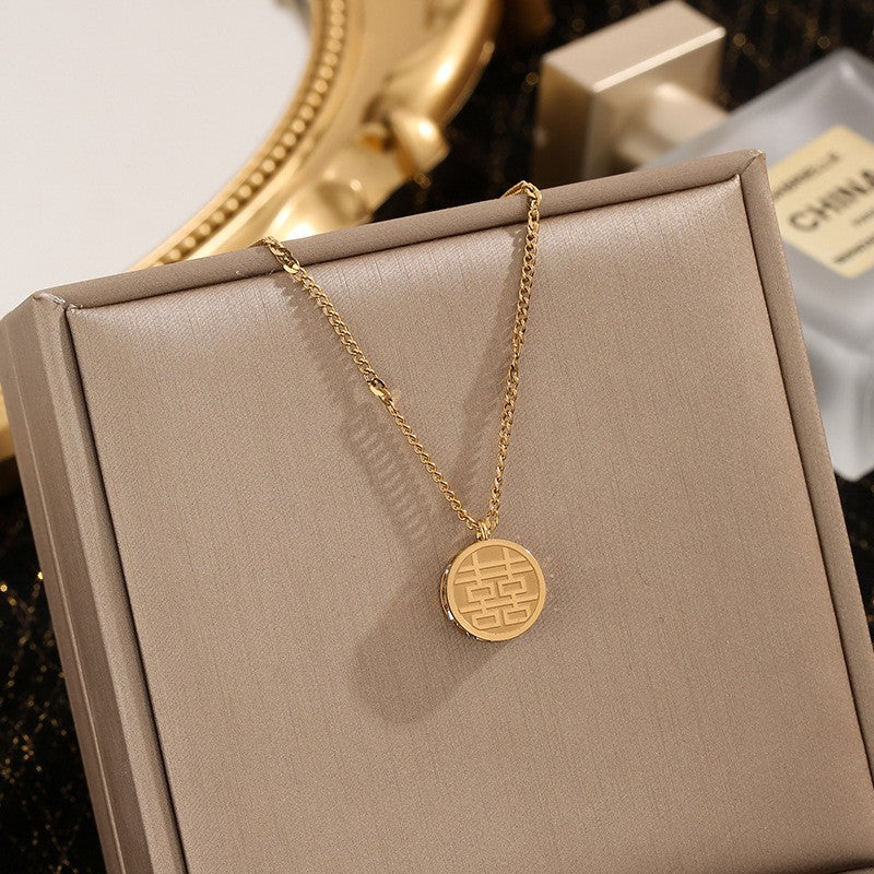 Women's Does Not Fade Temperament Entry Lux Necklaces