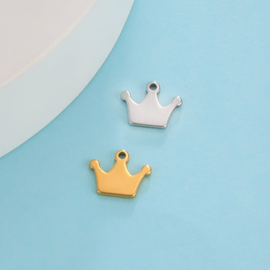 Stainless Steel Ornament Planet Crown Small Pendants