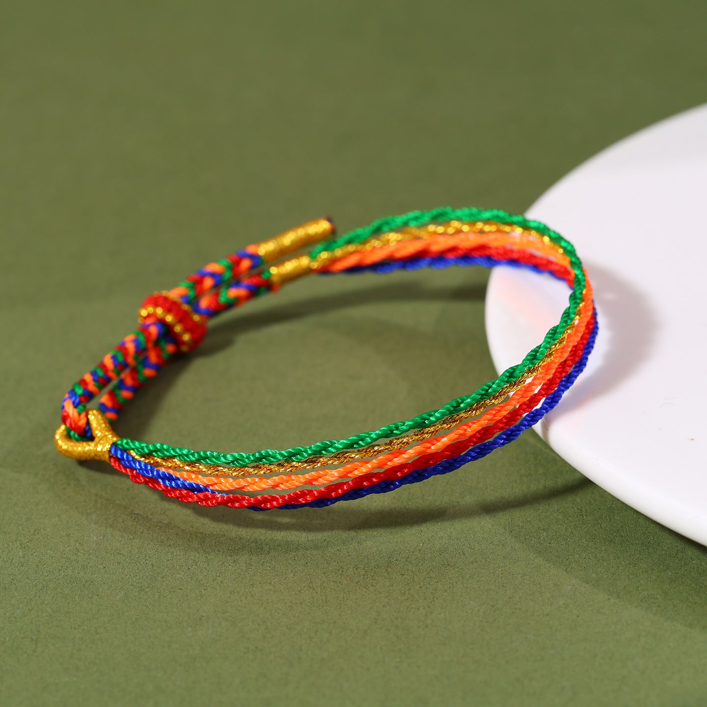 Festival Colorful Rope Ethnic Style Hand-woven Adult Small Sachet Carrying Bracelet