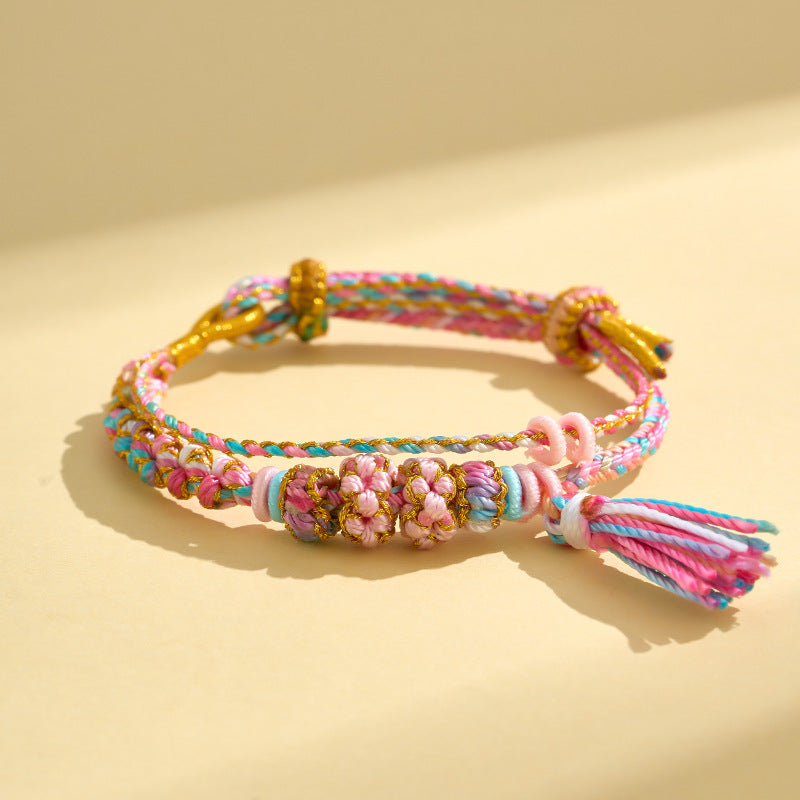 Children's Dragon Boat Festival Colorful Rope Hand-woven Small Bracelets