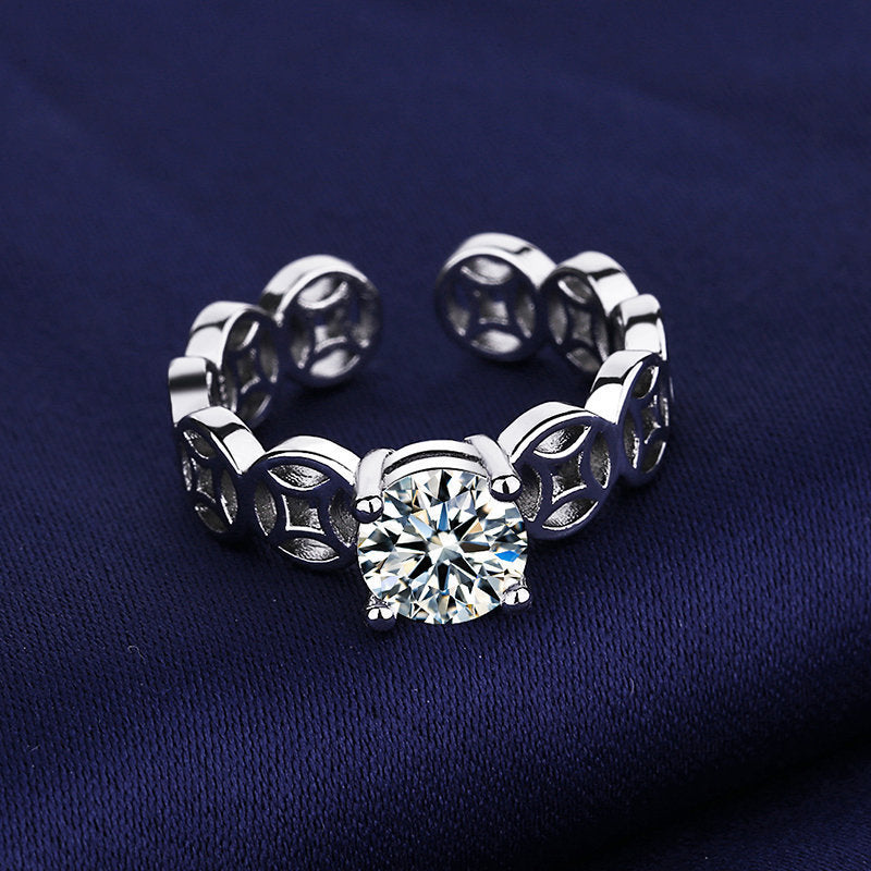 Money Will Be Soon Sier Plated Rings
