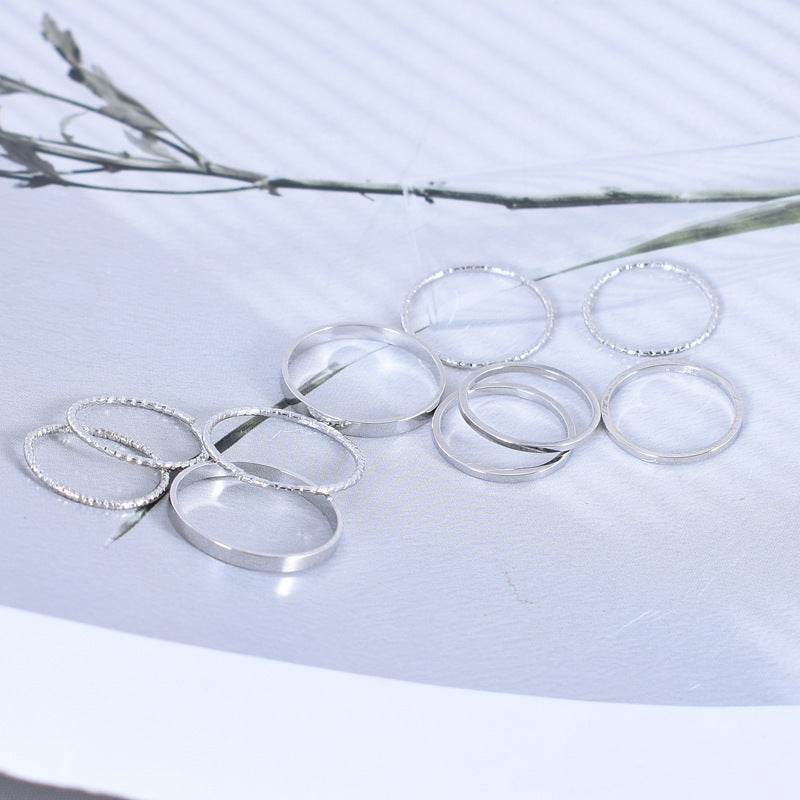 Alloy Suit Creative Simple Retro Pcs Rings