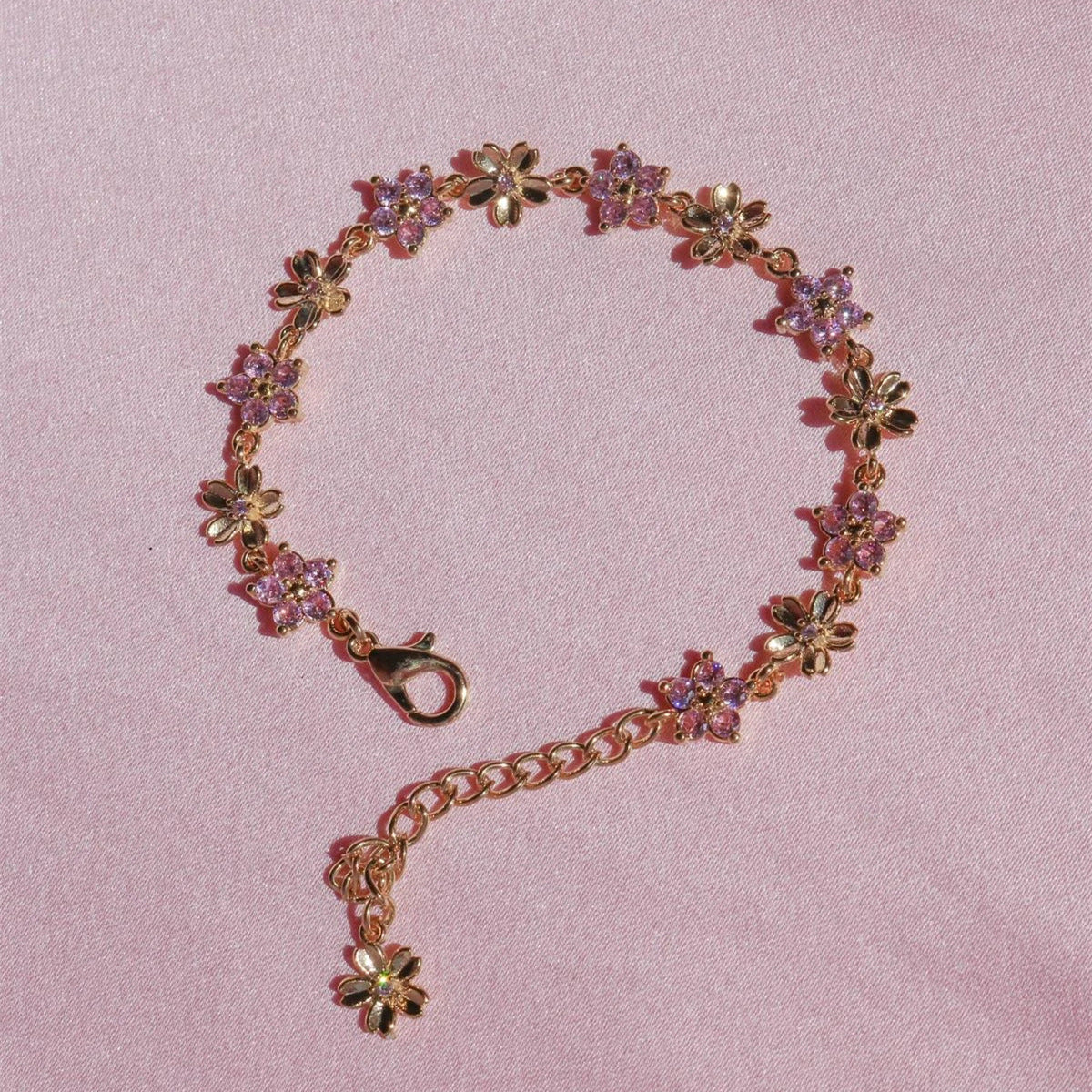 Women's Cute Purple Sunflower Princess Special Interest Bracelets