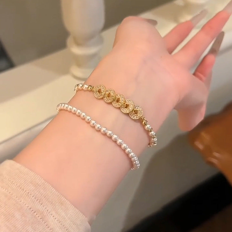 Elegant Retro Niche Temperament Light Luxury Bracelet