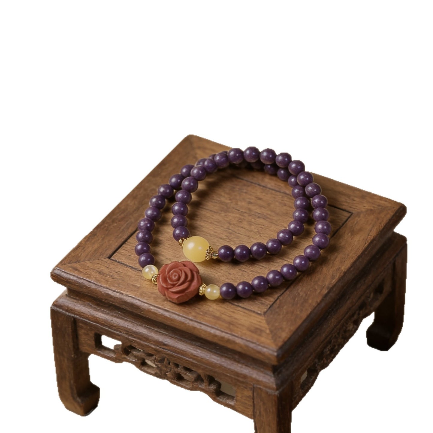 Natural Combination Aromatic Beads Traditional Chinese Medicine Rose Double Bracelet