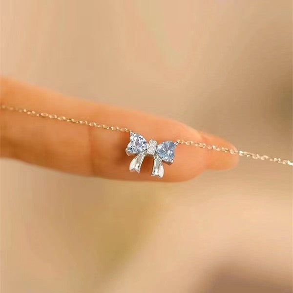 Heart Zircon Design High-grade Light Luxury Temperament Simple Personalized Cold Necklace