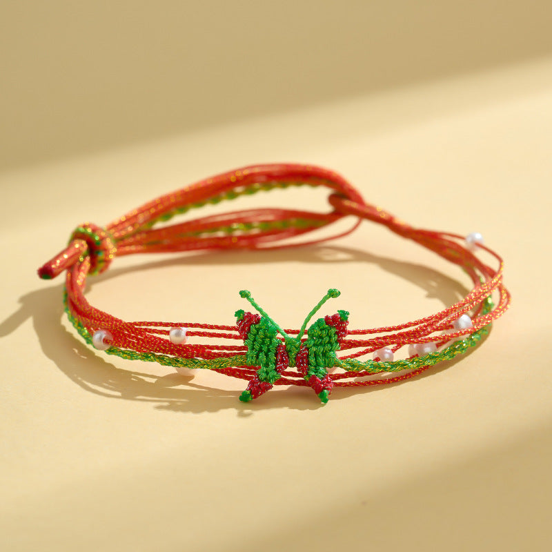 Children's Dragon Boat Festival Colorful Rope Hand-woven Small Bracelets