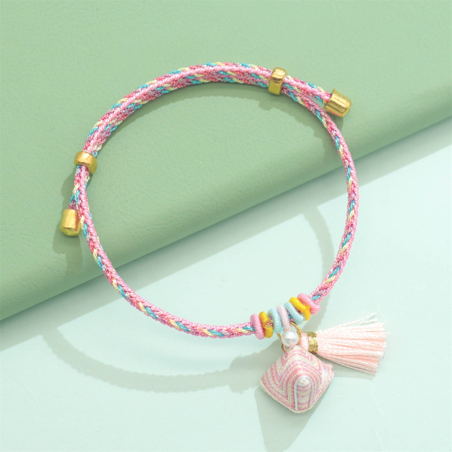 Children's Dragon Boat Festival Colorful Rope Tassel Bracelets