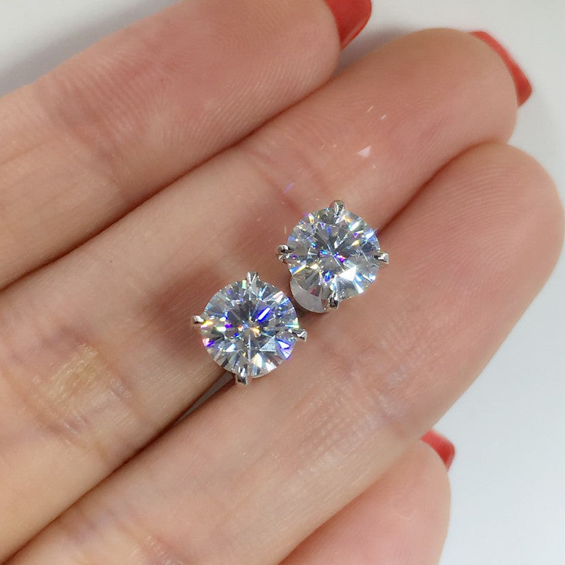 Women's Sky Beauty For Korean Sier Quality Stud Earrings
