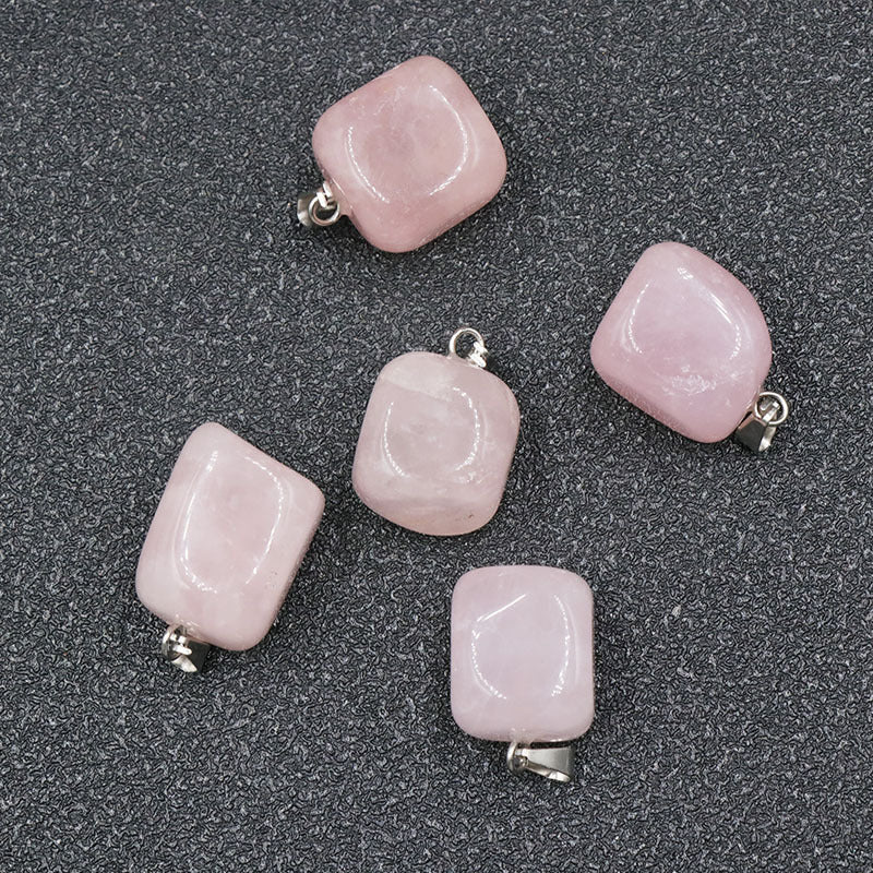 Stone Crystal Agate Small Colorful Jade Irregular Pendants