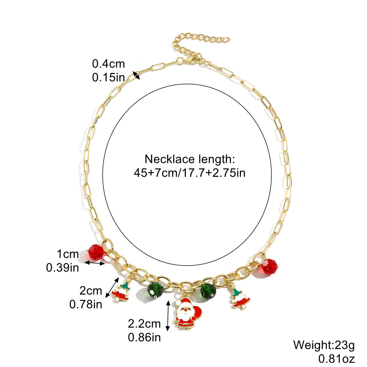 Versatile Durable Elegant Ornament Christmas Holiday Necklaces