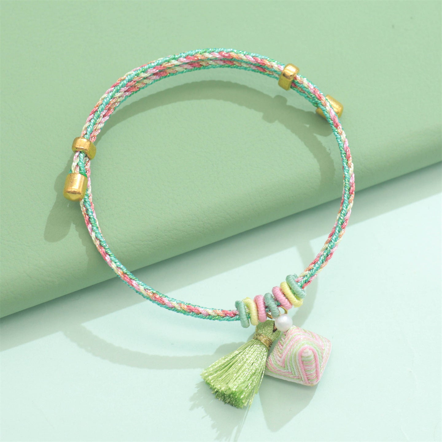 Children's Dragon Boat Festival Colorful Rope Tassel Bracelets