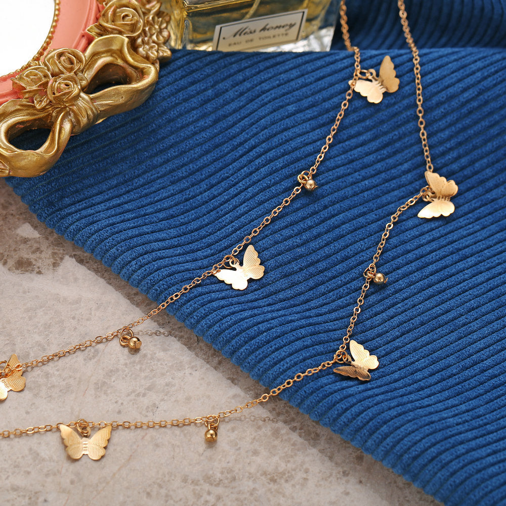 Fashion Stylish Cold Style Personality Butterfly Necklace