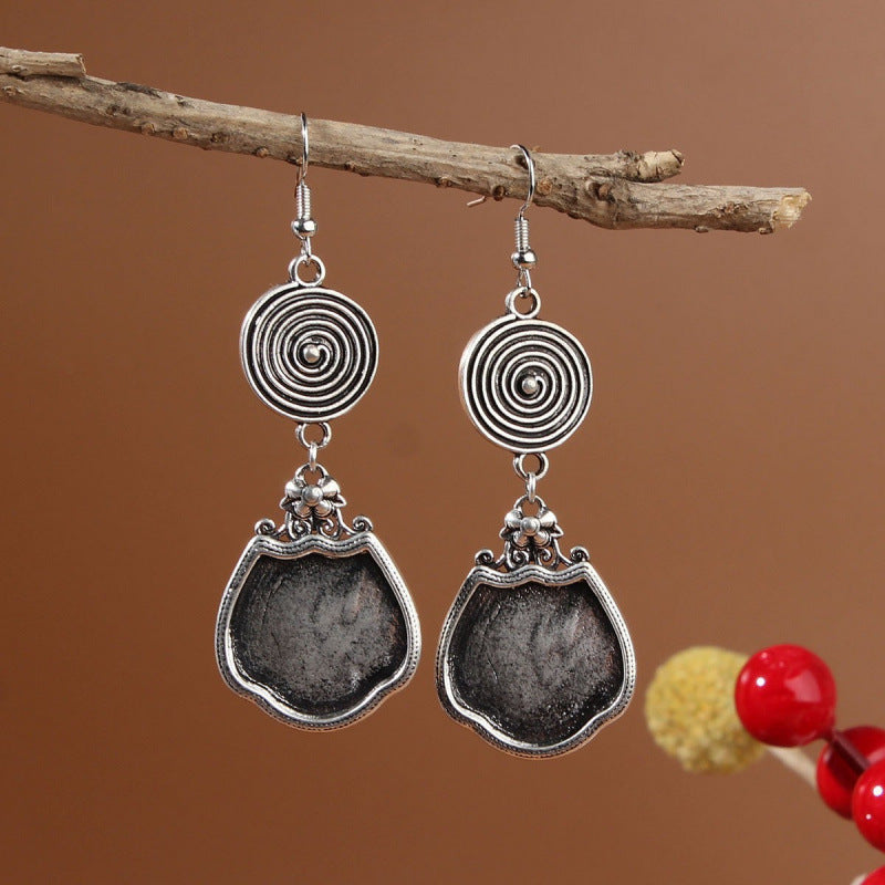 Ethnic Minority Style Handmade Miao Sier Earrings