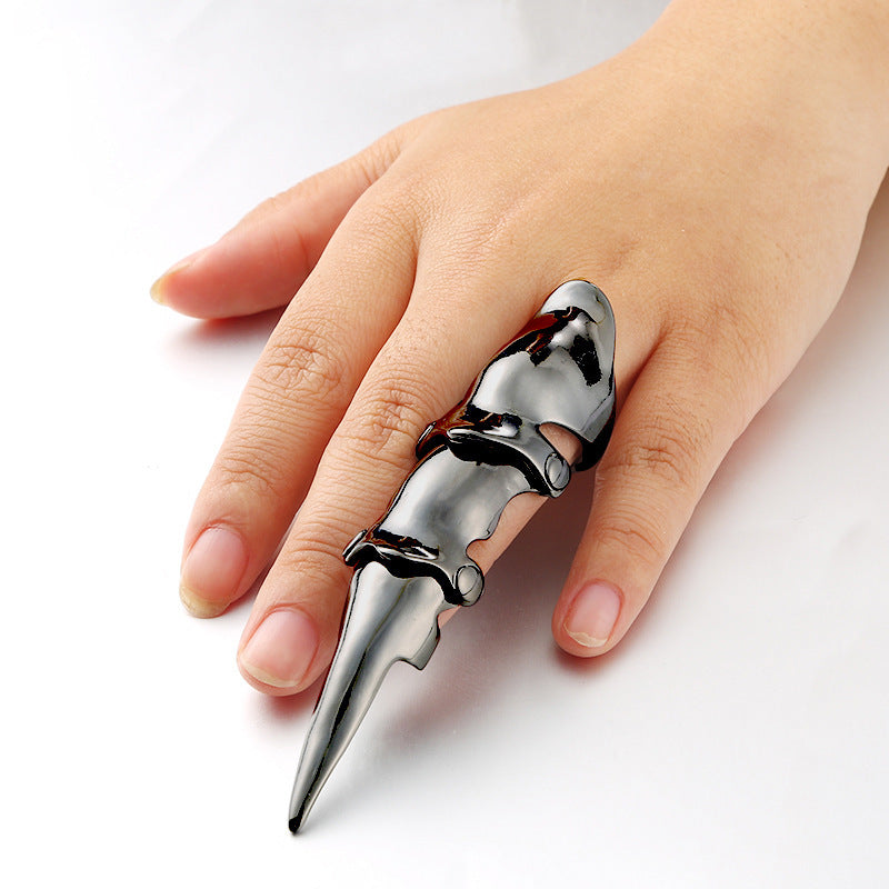 Men's Geometric Personalized Punk Rock Hip Hop Fashion Party Color Three Ring