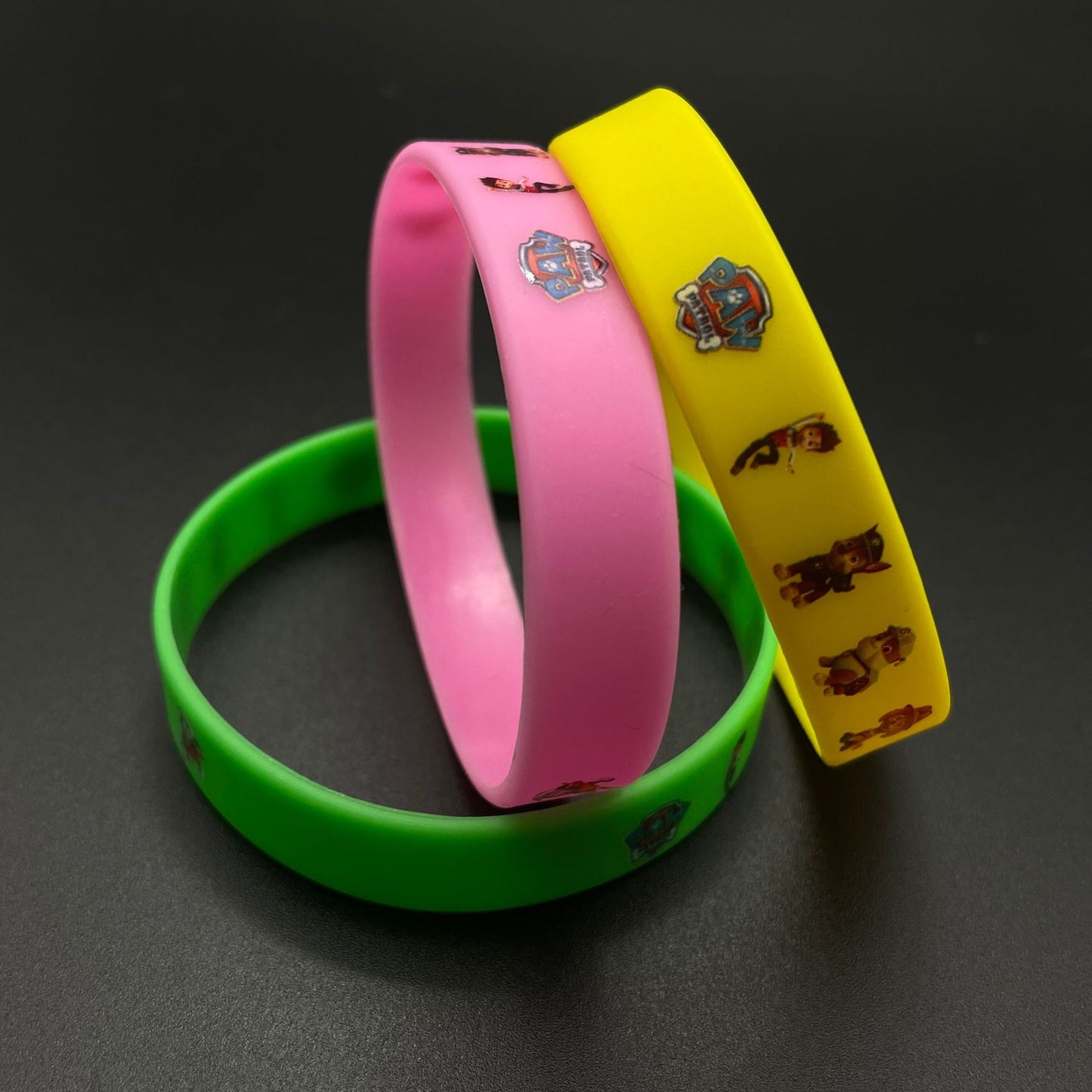 Children's Paw Patrol Silicone Color Printing Luminous Bracelet