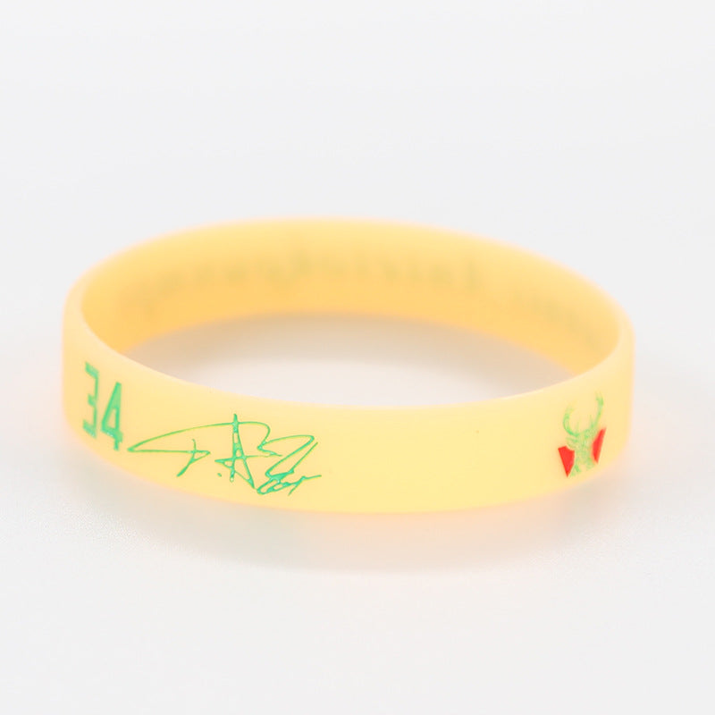 Star Black Mamba James Curry Letter Bracelet