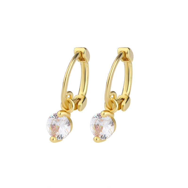 Women's Drop Diamond Gold-plated For Temperament Wild Rings