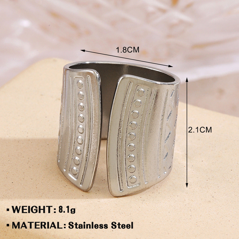 Stainless Steel Leaf Female Personalized Hip Rings