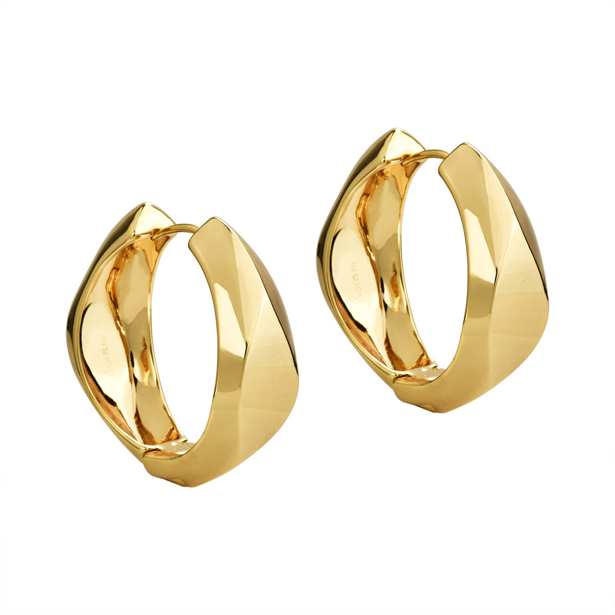 Irregular Geometric U-shaped Clip Simple Cold Style High-grade Rings