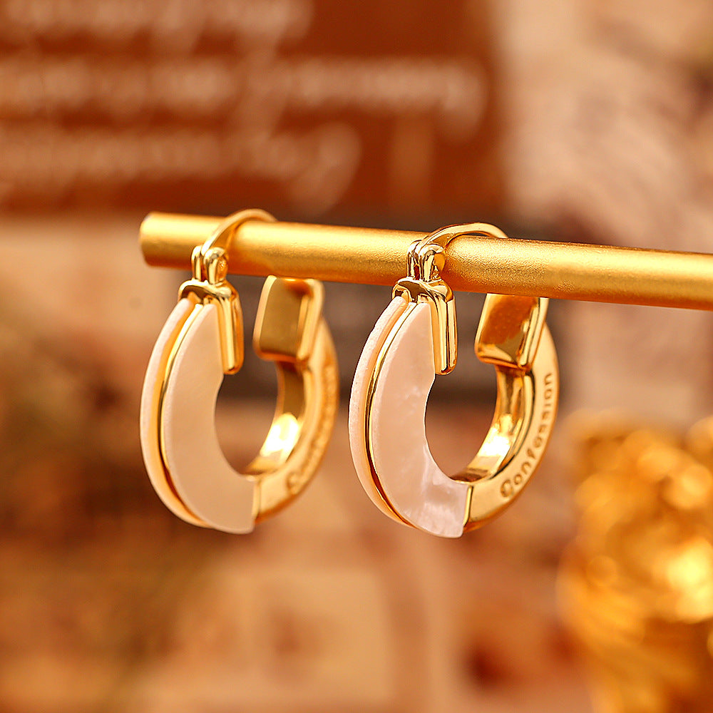 Contrast Copper Plated Gold Advanced Affordable Luxury Fashion Graceful Rings