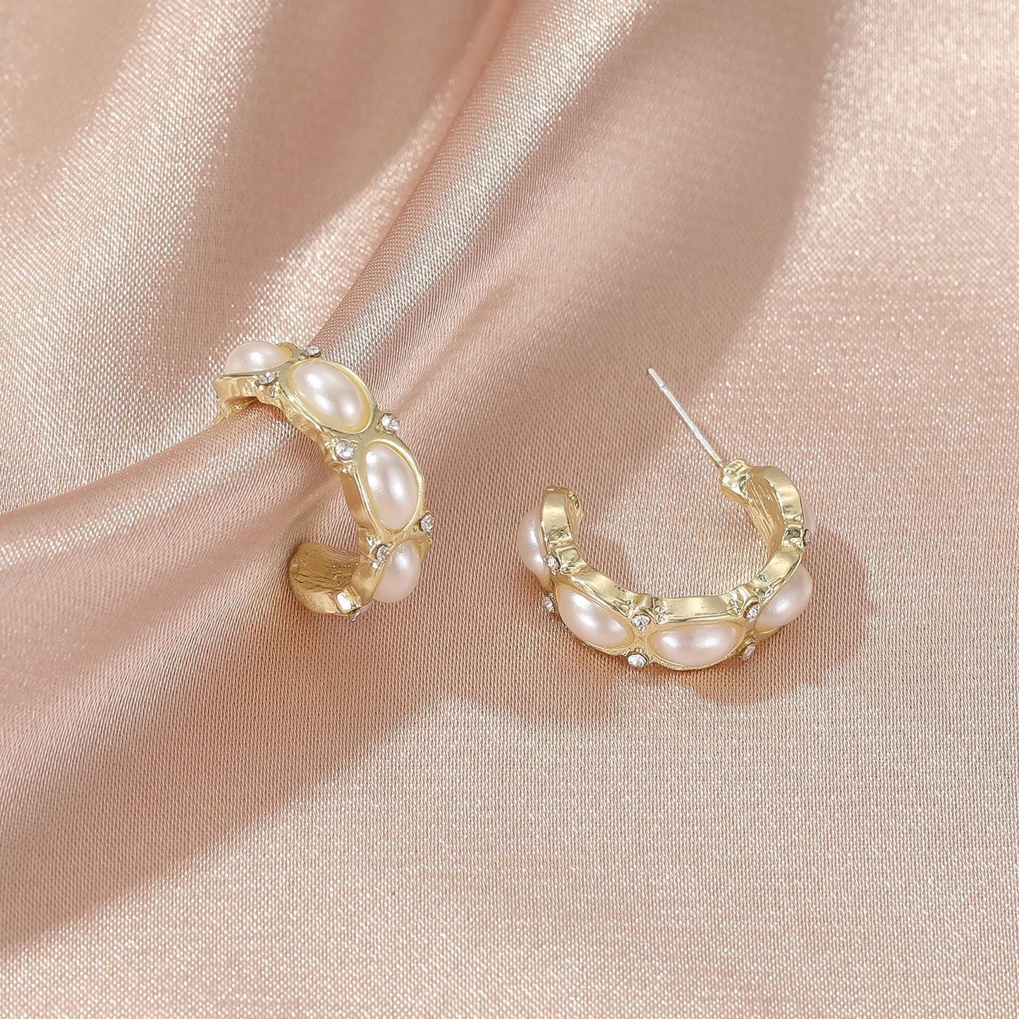 Women's Pearl For French Entry Lux Butterfly Earrings