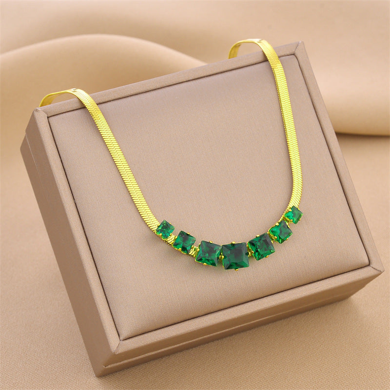 Women's Steel For Trendy Light Luxury Minority Design Temperament Personalized Necklace