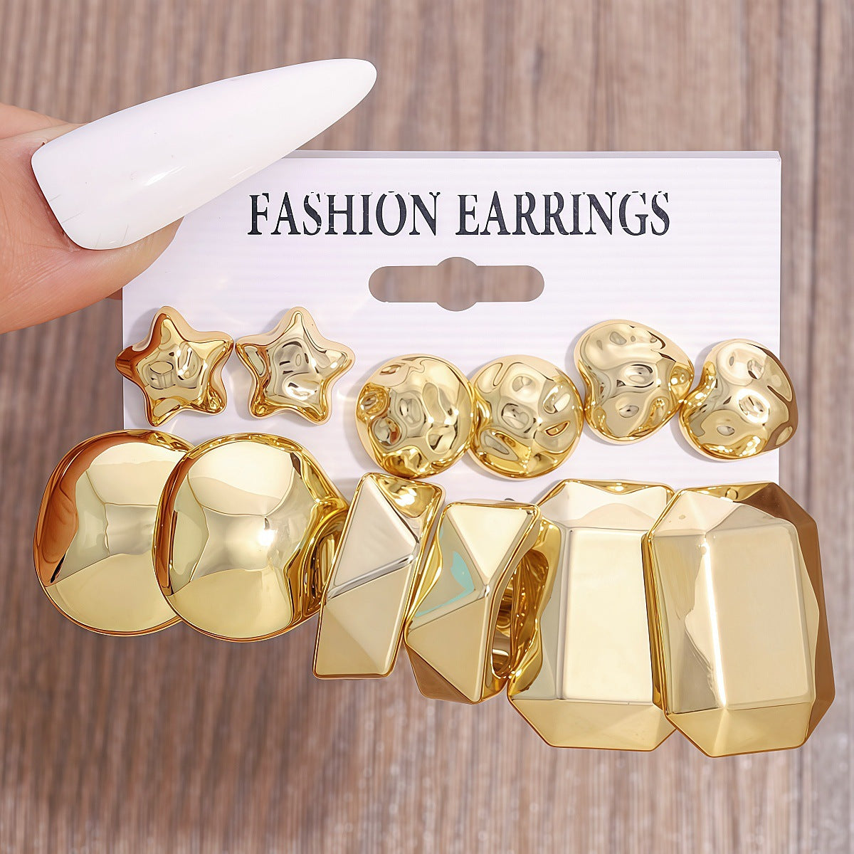 Women's Fashion Resin Vintage Simple Advanced Creative Personality Earrings