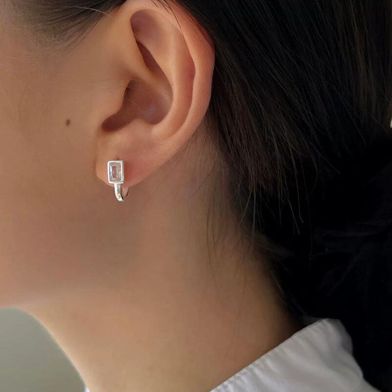 Studded With Zircon Female U-shaped Clip Korean Rings