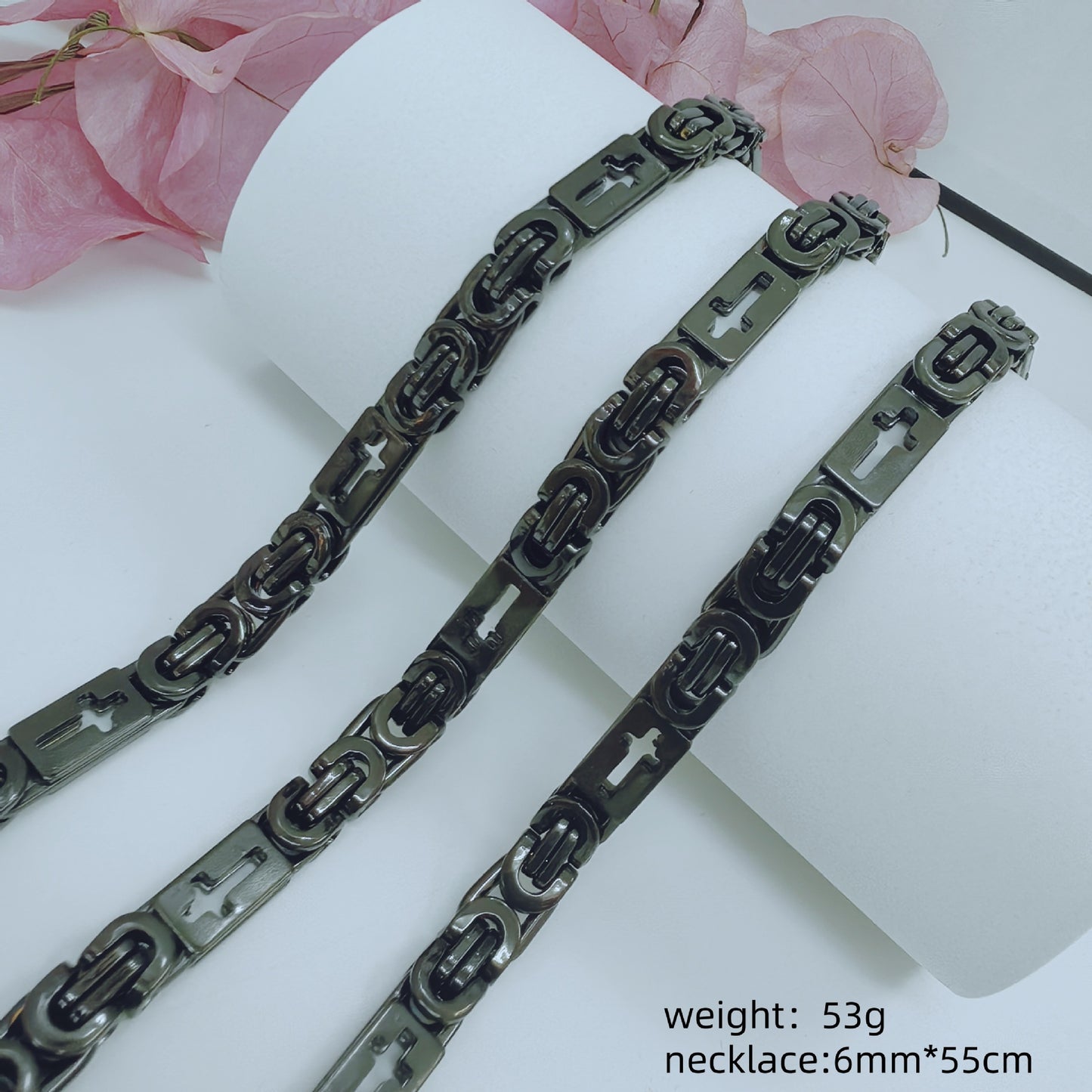 Fashion Trendy Unique Man's Stainless Steel Necklace