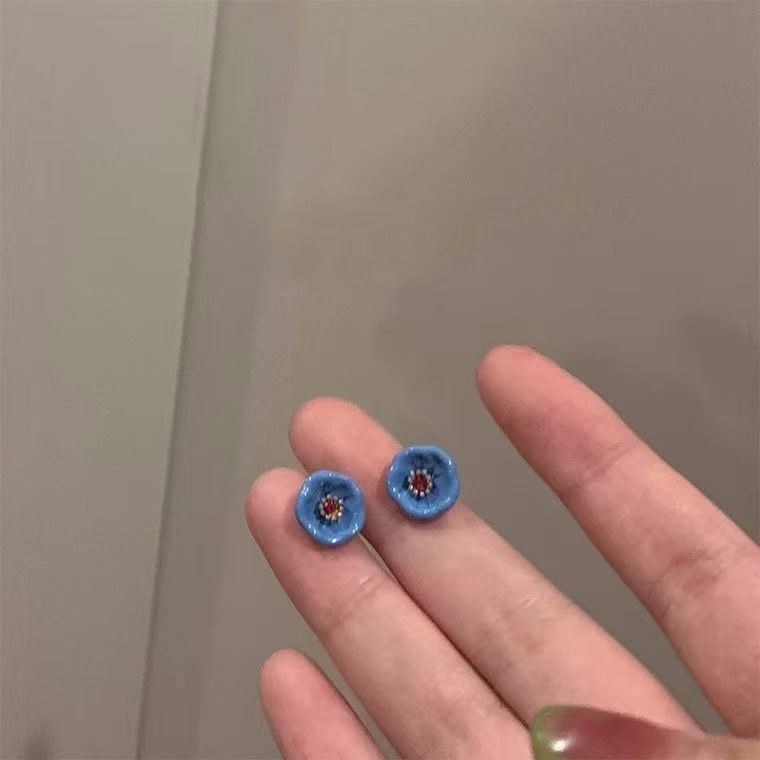Fresh Sweet Niche Design Exquisite Versatile Daily Commuter Stud Earrings