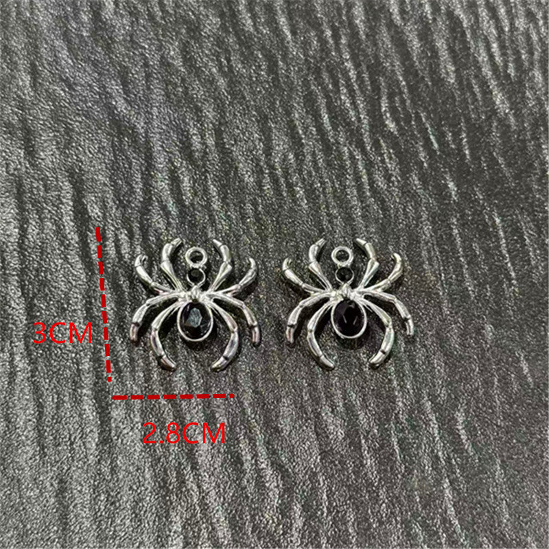 Retro Dark Style Spider Gothic Alloy Pendants
